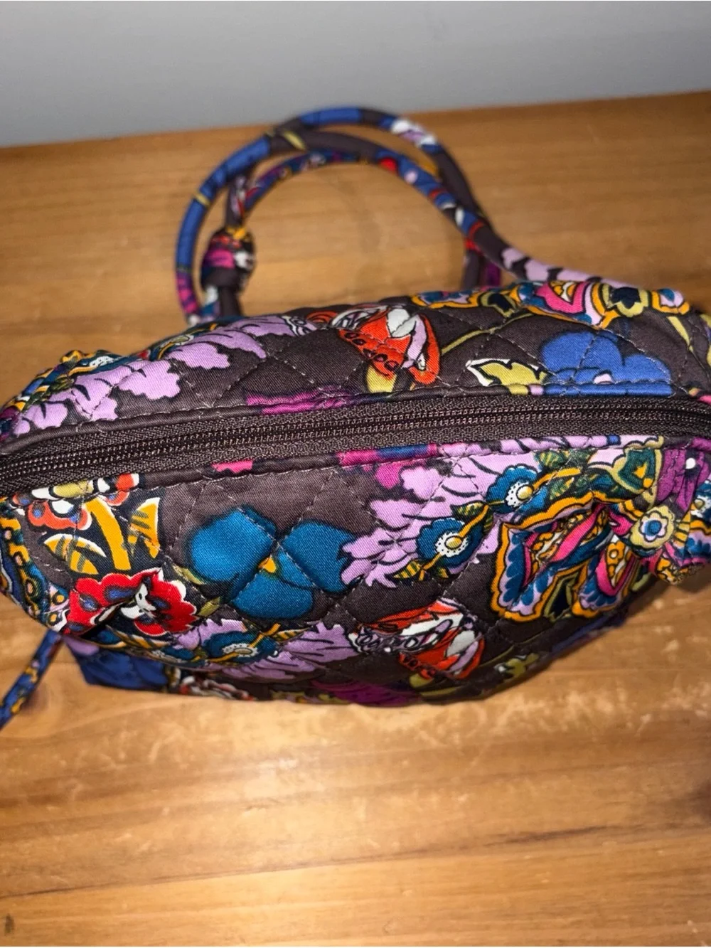 Vera Bradley Blake Colorful Bouquet Paisley Crossbody Bag